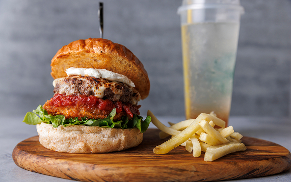 炙りチーズSHIMAUMA BURGER SET